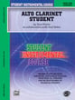ALTO CLARINET STUDENT #1 cover